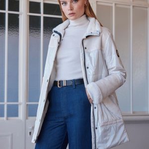 Parka Combinada Crudo