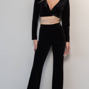 Top Cruzado de Terciopelo