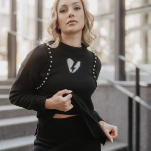 Jersey Corazón Rayo punto negro