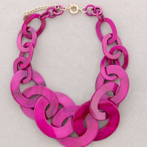 Gargantilla eslabones de resina