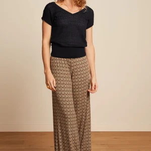 Pantalons Palazzo BORDER – Marca King Loui