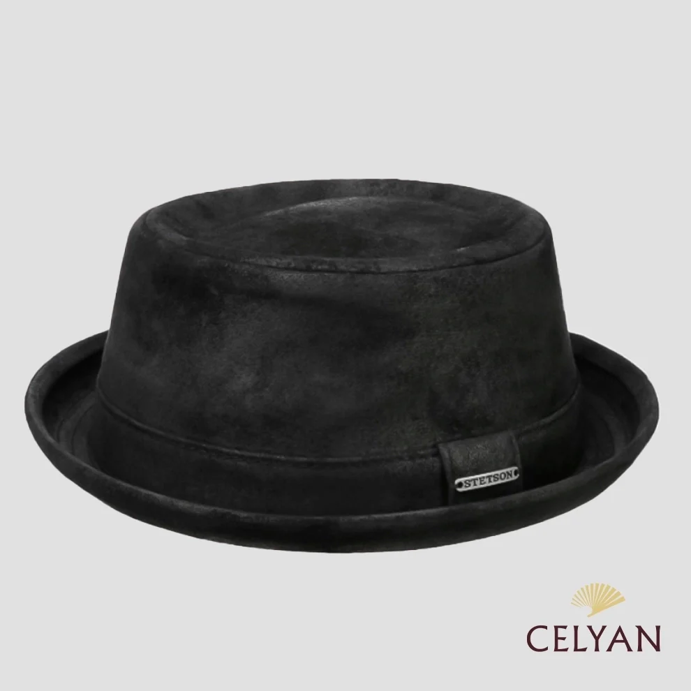Pork Pie Piel Negro Stetson