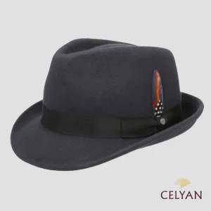 Sombrero Trilby Woolfelt Titanium