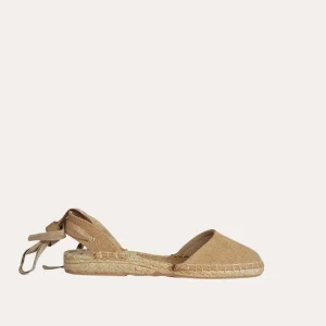 Alpargatas Planas Textil Beige