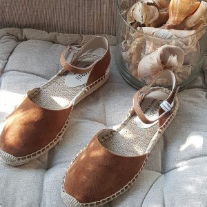 Alpargatas Planas Camel con Puntera